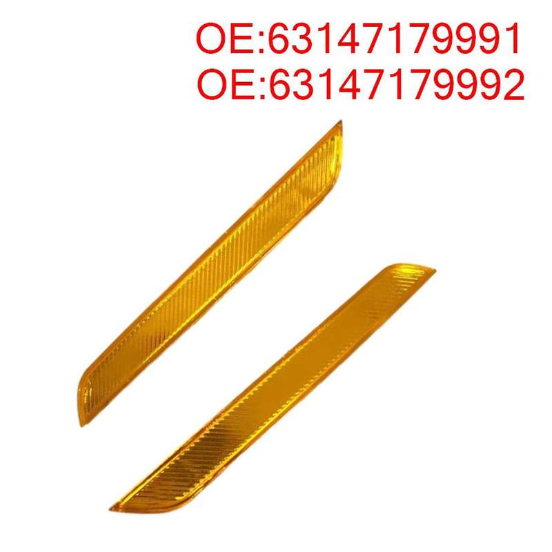Yellow Side Marker Reflector 63147179991 63147179992 for - X6 E71 E72 2008 -2014