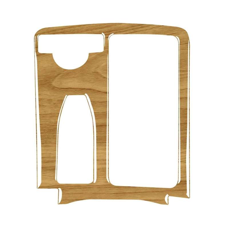 Yellow Wood Grain Gear Shift Panel Trim for W204 2007-2013 W212 2010-2012