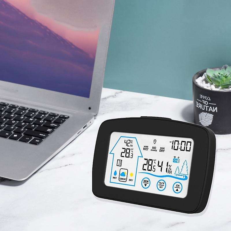 YJ-5003 Press Screen Weather Station Thermometer Indoor Outdoor Sensor Transmitter Temperature Humid
