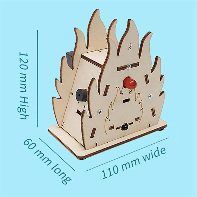 Youth Science Experiment Teaching Aids Fire Sensor Materials Kit Steam Education Learning Supplies