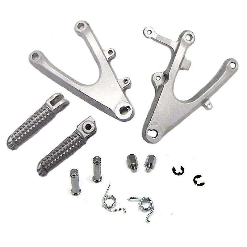 YZF-R1 Silver Front Foot Pegs Footrest for YZF R1 2004 2005 2006