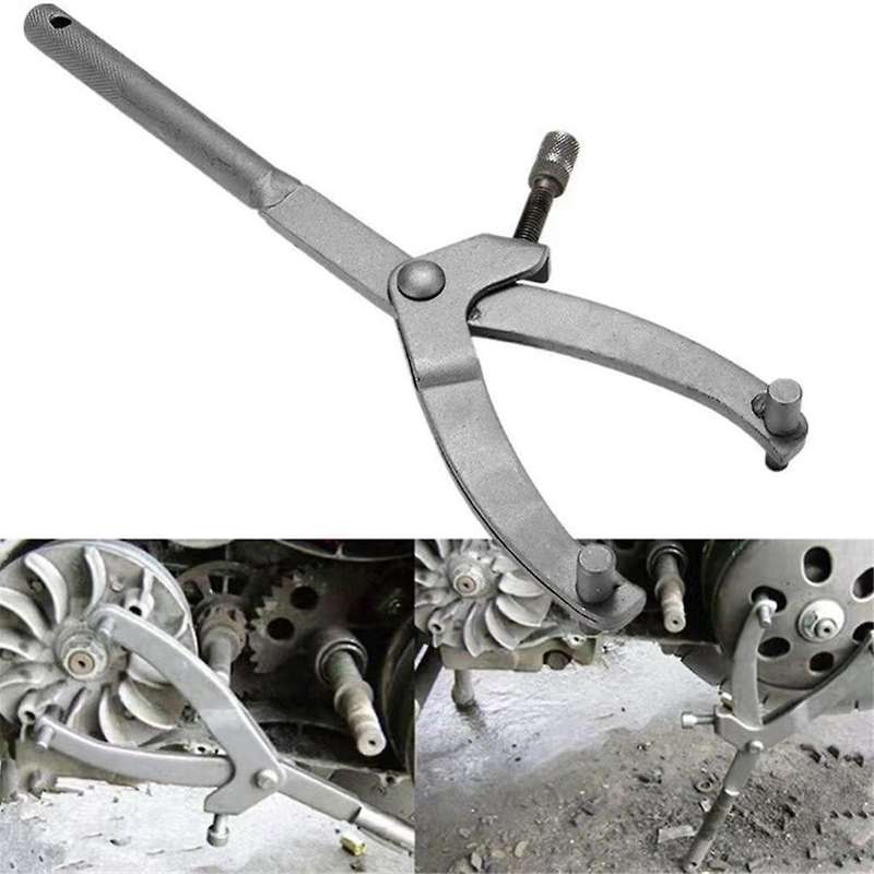 Y-type Motorcycle Scooter Flywheel Clamp Wrench Belt Clutch Disassembling and Fixing Tool