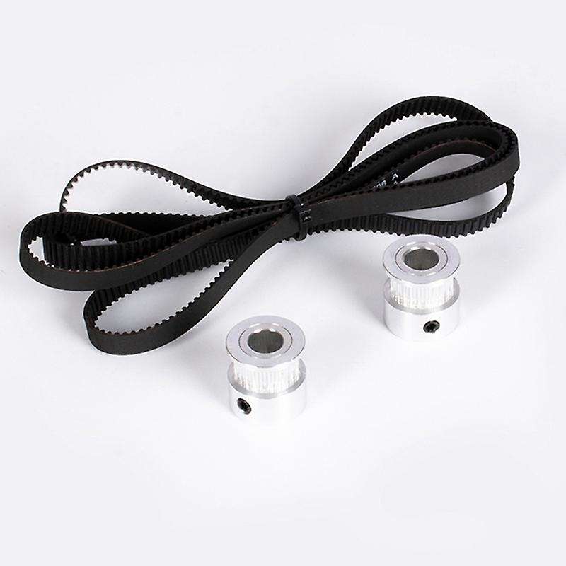 Z-axis Gt2 Timing Belt Pulley Kit 24-tooth Synchronous Wheeland 1210mm Belt for X5sa-400/x5sa -400p