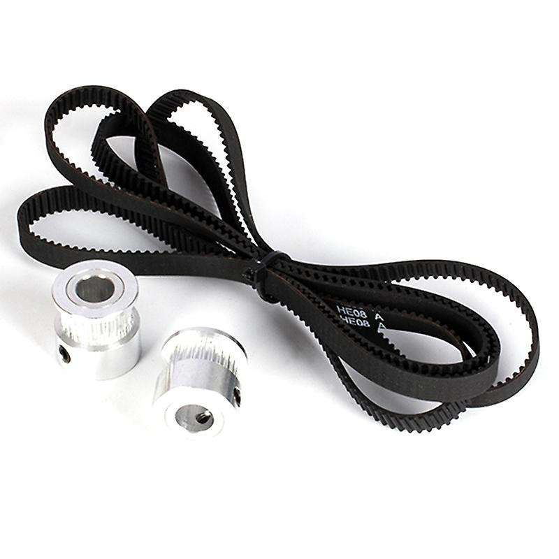 Z-axis Gt2 Timing Belt Pulley Kit 24-tooth Synchronous Wheeland 1210mm Belt for X5sa-400/x5sa -400p