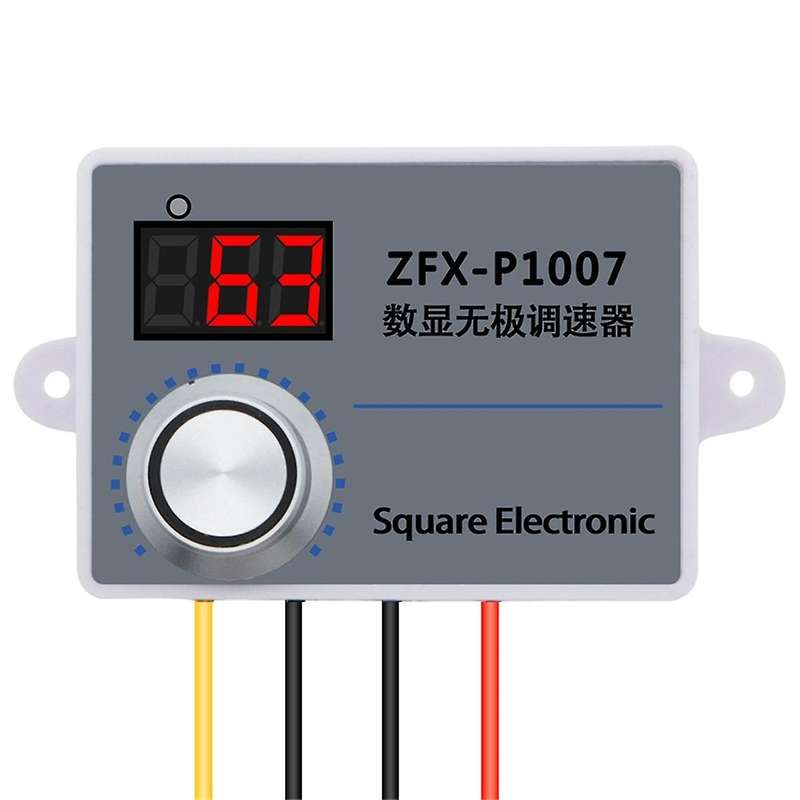 ZFX-P1007 Speed Regulator Adjustable 220V Fan PWM Switchs Speed Controller Conditioner Digital Disp