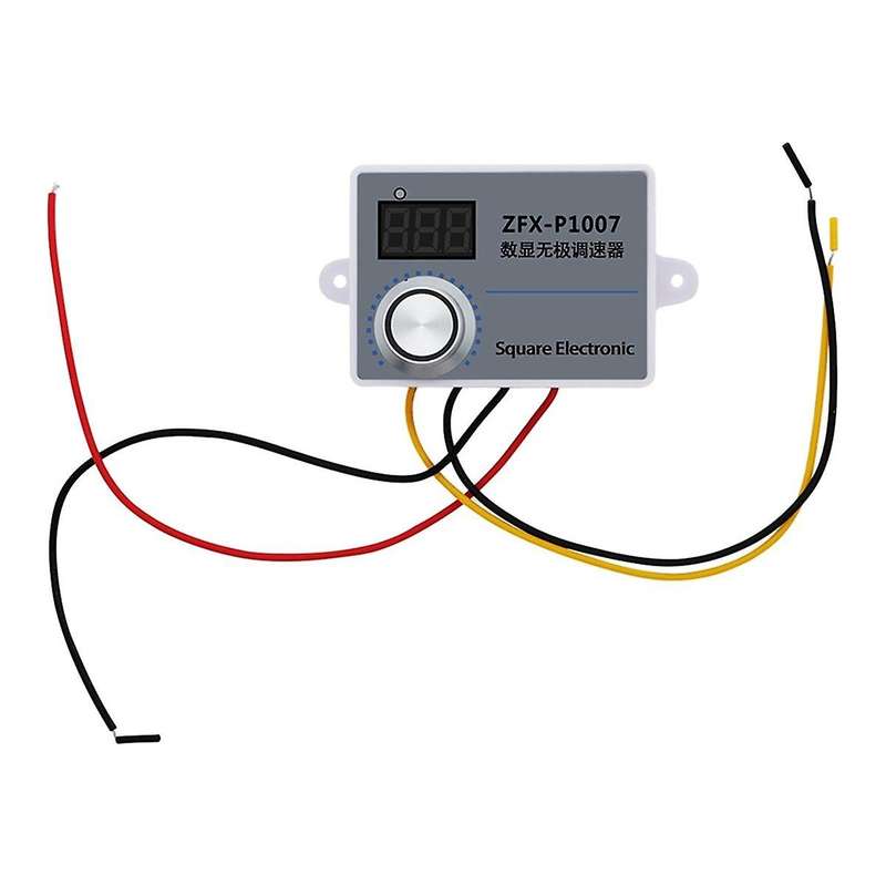 ZFX-P1007 Speed Regulator Adjustable 220V Fan PWM Switchs Speed Controller Conditioner Digital Disp
