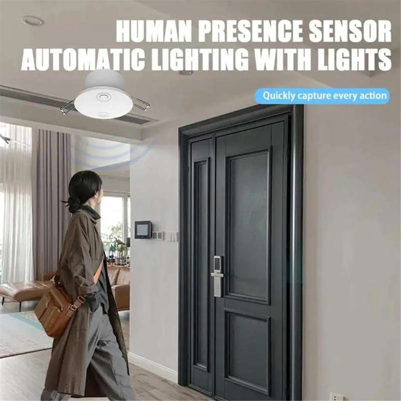 Zigbee 5.8g Smart Human Presence Detector Mmwave Detection Sensor Pir Motion Sensor for Home Securi