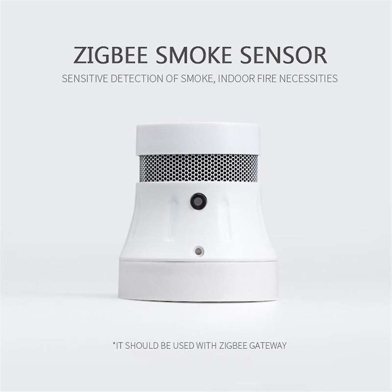 ZigBee Graffiti Smoke Detector APP Notification Wireless Smoke Sensor Multifunctional Portable Smart