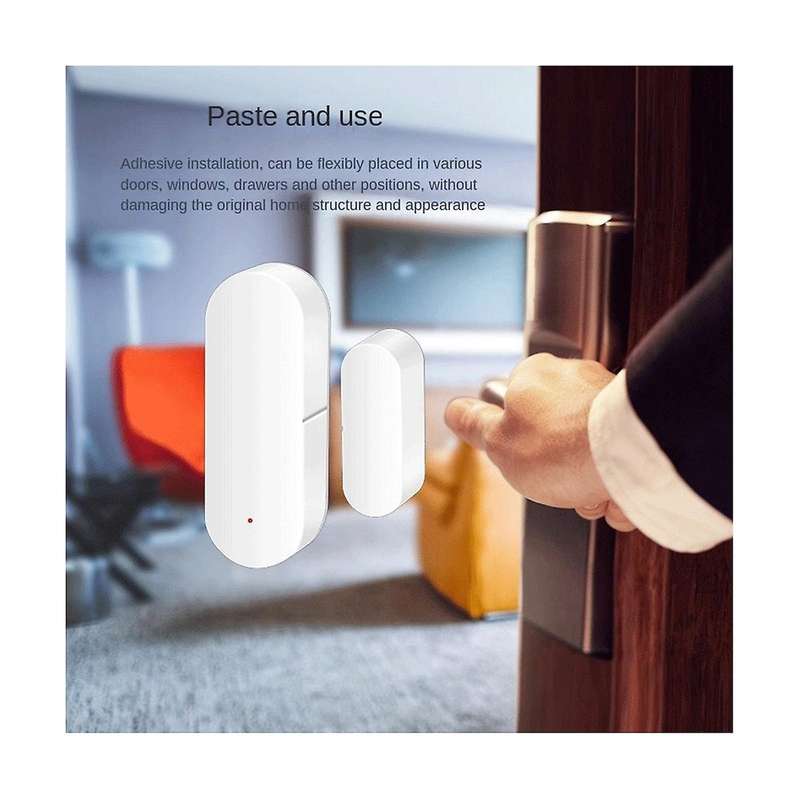 Zigbee Door Magnetic Sensor Tuya Smart TUAY Window Door Opening Home Reminder Anti-Theft Induction