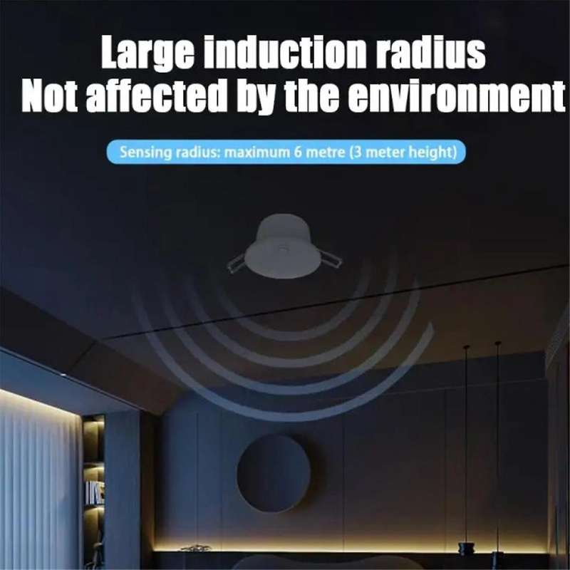 ZigBee 5.8G Smart Human Presence Detector mmWave Detection Sensor PIR Motion Sensor for Home Securit