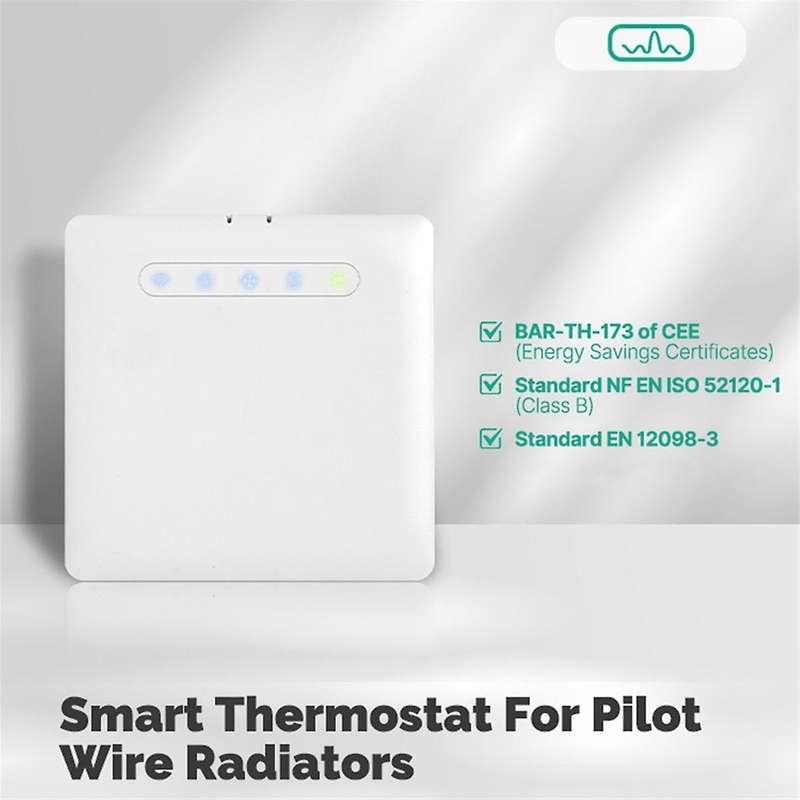 ZIGBEE Pilote Temperature Control Graffiti Smart Heater Thermostat APP Remote Timing for Energy Savi