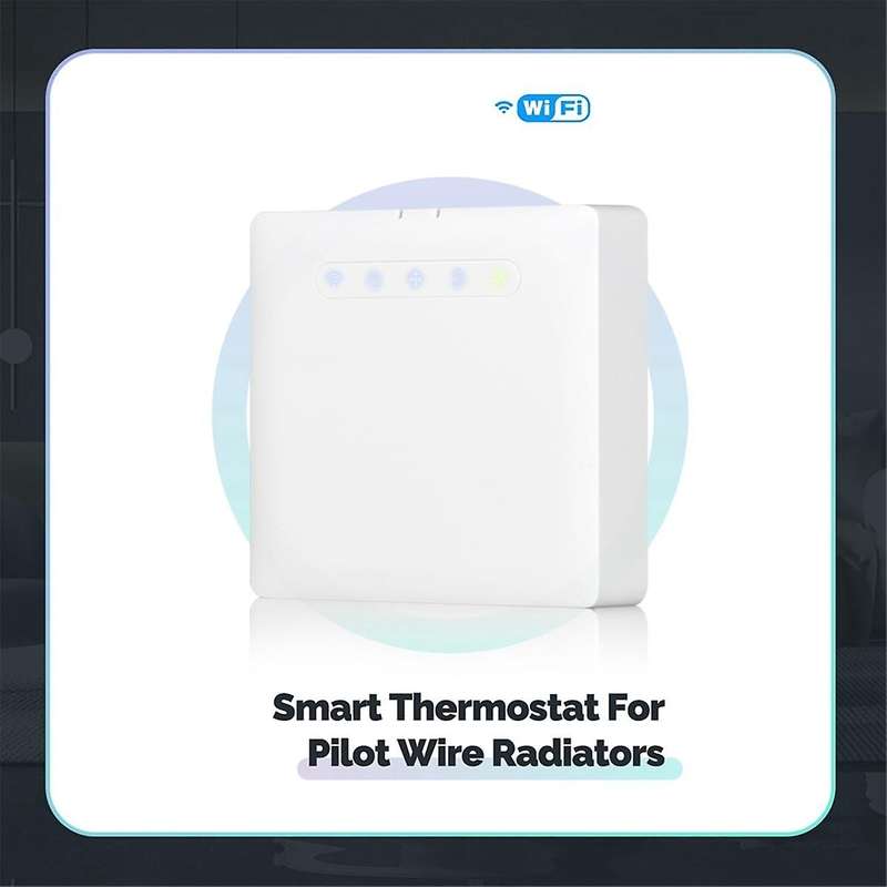 ZIGBEE Pilote Temperature Control Graffiti Smart Heater Thermostat APP Remote Timing for Energy Savi