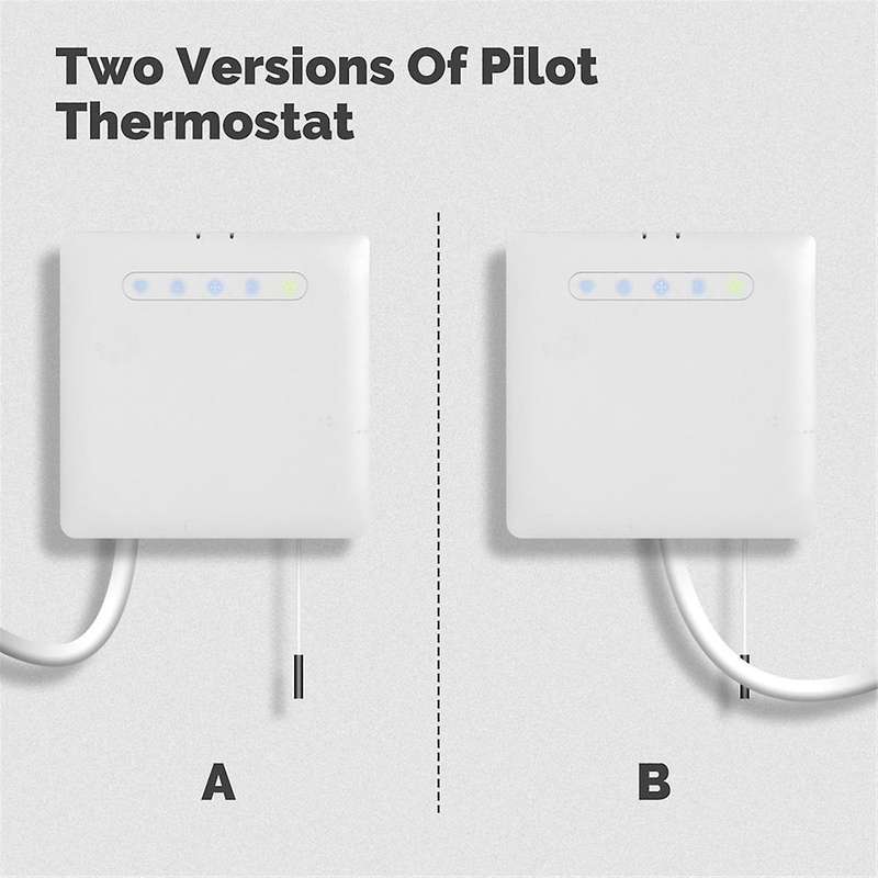 ZIGBEE Pilote Temperature Control Graffiti Smart Heater Thermostat APP Remote Timing for Energy Savi