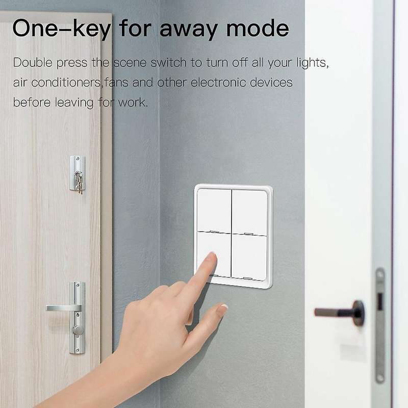 Zigbee Scene Switch Wireless Scene Switch Free Paste Scene Switch Mobile Phone APP Control
