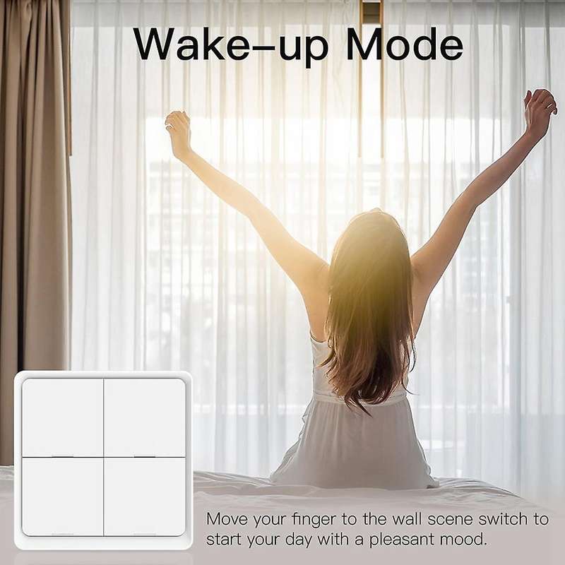 Zigbee Scene Switch Wireless Scene Switch Free Paste Scene Switch Mobile Phone APP Control