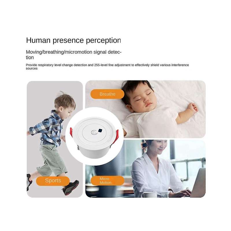 Zigbee Smart Human Presence Sensor Human Motion Sensor with Millimeter-Wave Radar Detection for Home