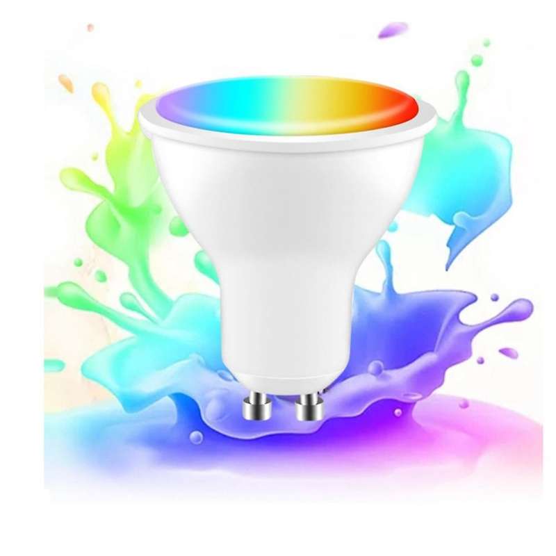 Zigbee Smart Home Led Bulbs Graffiti Smart Spotlights Dimmable Color Smart Bulbs Support Google Audi