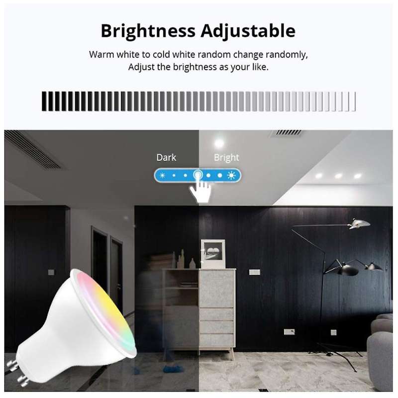 Zigbee Smart Home Led Bulbs Graffiti Smart Spotlights Dimmable Color Smart Bulbs Support Google Audi