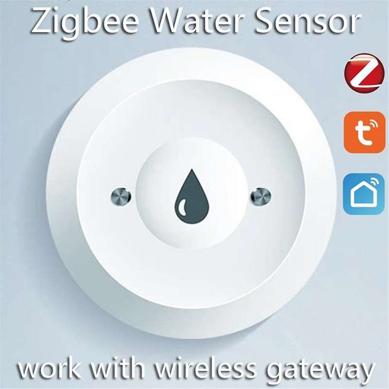 Zigbee Water Immersion Sensor Smart Life Leakage Sensor Water Linkage Alarm App Remote Monitoring Wa