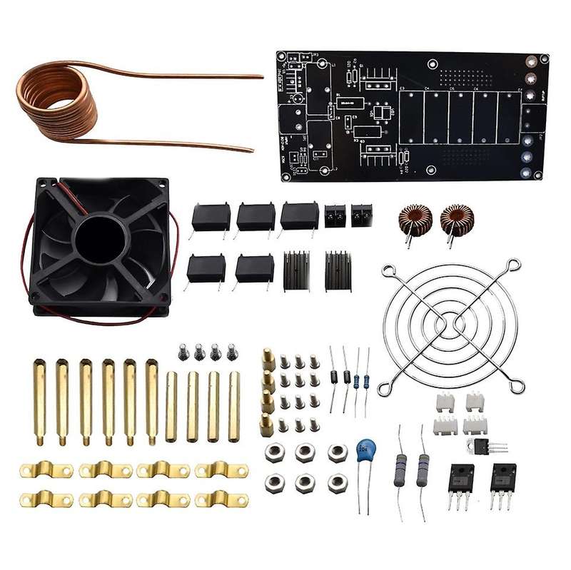 ZVS Induction Heating Plates Module Coil 1000W DC 12V-36V DIY Low Voltage Flyback Pilot Driver with
