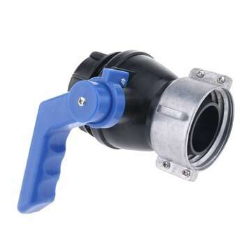 1000L IBC Tote Tank Ball Valve Drain Adapter Hose Fittings with Switch DN40 DN50... (DIAMETER: 75MM)