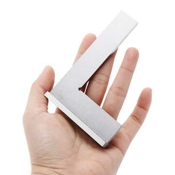 100x70mm DIN875-2 Angle Corner Square Ruler 90 Degree Wide Base Gauge Woodworking Tool
