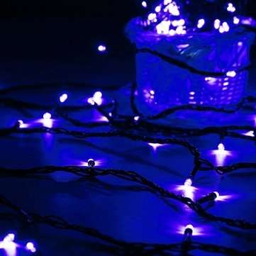 10M 100 LED String Fairy Light Outdoor Christmas Holiday Wedding Party Lamp 220V (COLOR.: BLUE)