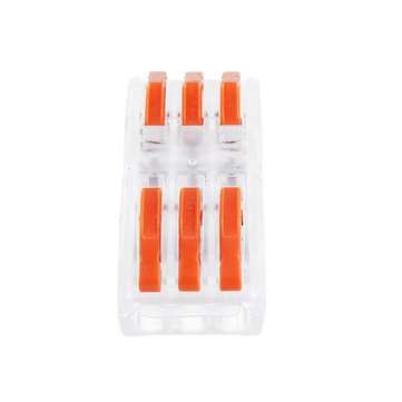 10pcs SPL-3 Clear Wire Connector Fast Connection Terminal