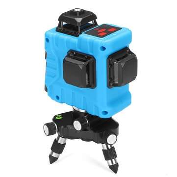 12 Line 360 Horizontal Vertical Cross 3D Green Light Laser Level Self-Leveling Mea... (PLUG: USPLUG)