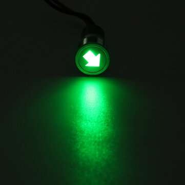 12V 16mm LED Dash Panel Warning Pilot Light Indicator (NO.: 006)
