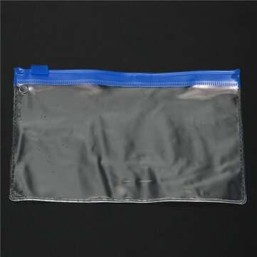 13090mm PVC Transparent File Holder Packing Bags  (COLOR.: BLUE)