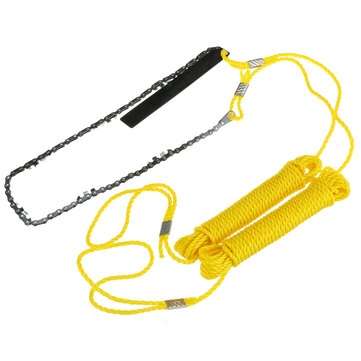 24 Inch High Reach Tree Limb Hand Rope Chain Saw Blades Branch Cutter Trimmer