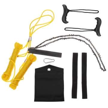 24 Inch High Reach Tree Limb Hand Rope Chain Saw Blades Branch Cutter Trimmer