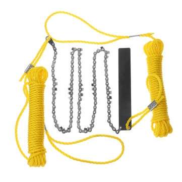 24 Inch High Reach Tree Limb Hand Rope Chain Saw Blades Branch Cutter Trimmer