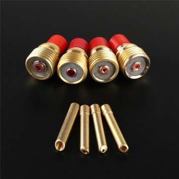 26pcs TIG Welding Accessories Torch Clamp Slot Ring Glass for WP-9/20/25 Case