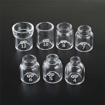 26pcs TIG Welding Accessories Torch Clamp Slot Ring Glass for WP-9/20/25 Case