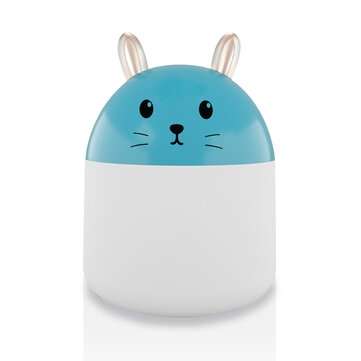250ml LED Mini Humidifier USB NightLight Humidifier Aroma Essential Oil Diffuser (COLOR.: BLUE)