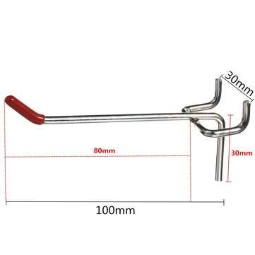 25pcs  100mm Pedboard Hook Board Wall Retail Display Shop Peg Slat Walling