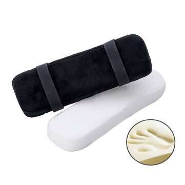 2pcs Chair Armrest Pad Ultra-Soft Memory Foam Elbow Pillow Support Universal Fit For Home or Office