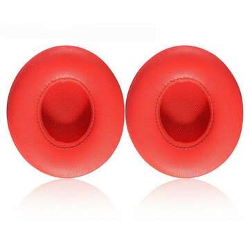 2Pcs Replacement Cushion Earpads for Beats Solo 2 Solo3 Headphones... (TYPE: WIRELESS | COLOR.: RED)