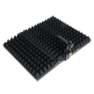 3 Plate Adjustable Foldable Microphone Isolation Shield Studio Recording