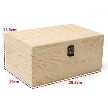 32 Grids Wooden Bottles Box Storage for Essential Oil 5-100ml