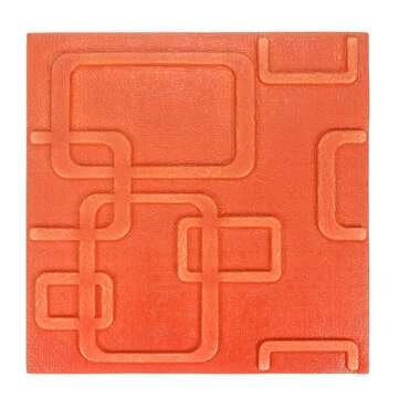 3D Brick Waterproof Wall Sticker Self Adhesive Panel Sticker Wallpaper Decoration (COLOR: RED)