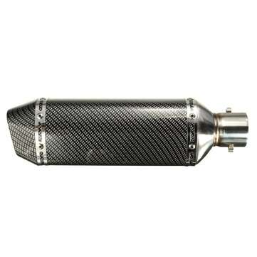 38-51mm Motorcycle Carbon Fiber Exhaust Muffler Pipe With Removable DB Killer