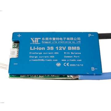 3S 12V Lithium Battery 3.7V Power Protection Board with Temperature Protection Equ... (CURRENT: 45A)