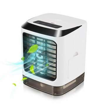 4 IN 1 USB Air Conditioner Fan Portable Cooling Humidifier Mini D... (TYPE: WITHOUTREMOTECONTROLLER)