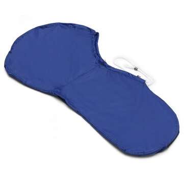420D Full Outboard Motor Engine Boat Cover For 30-60HP Motor Waterproof (COLOR: BLUE)