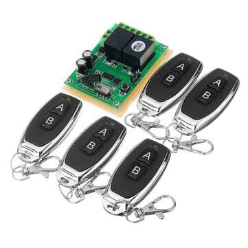 433MHz/315MHz Wireless Remote Control Switch 220V 2CH Code 1527 Transmitter R... (FREQUENCY: 315MHZ)