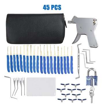 41Pcs/45Pcs Unlocking Set Tools Lock Practice Lock Tool Kit (QUANTITY: 45PCS)