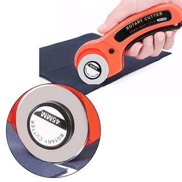 45mm Professional Round Rotary Cutter Sewing Quilting Roller Fabric Cutting Set